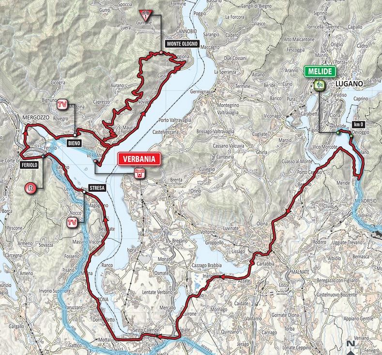 2015 Giro st18 map