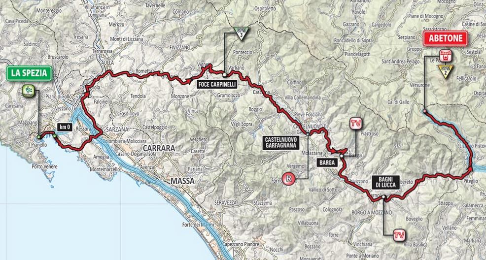 2015 Giro st5 map