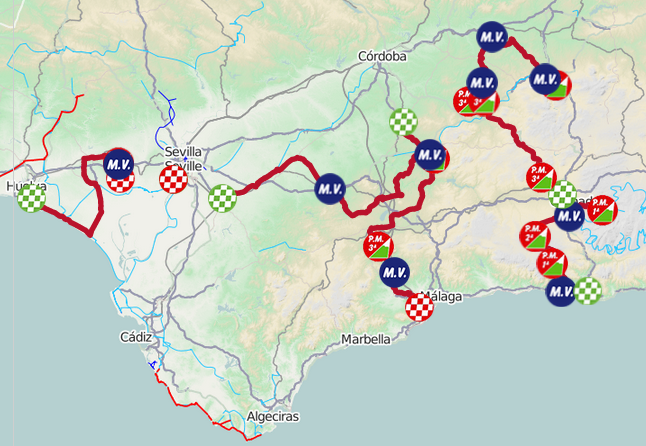 2015 andalucia route