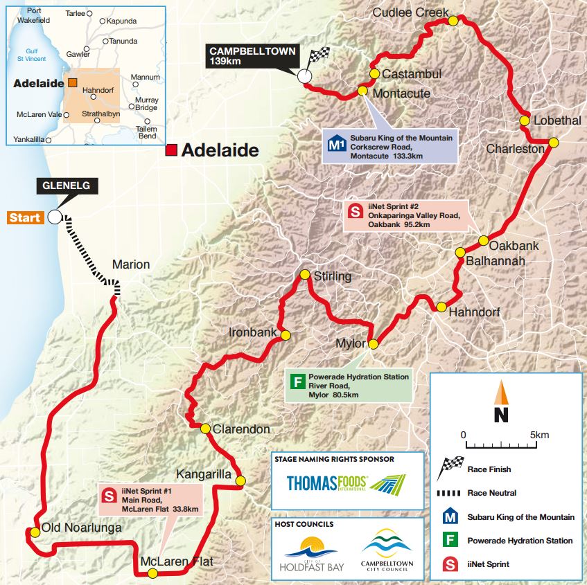 2016 TDU St3 map