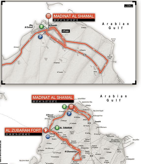 2016 qatar stage4 map