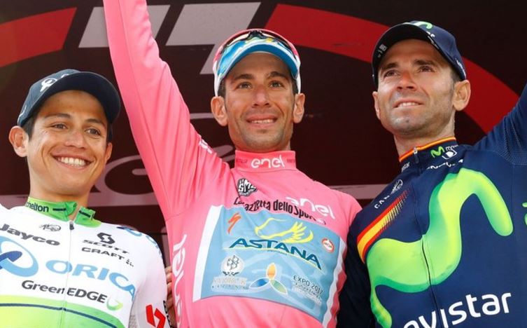 Giro 2016 podium