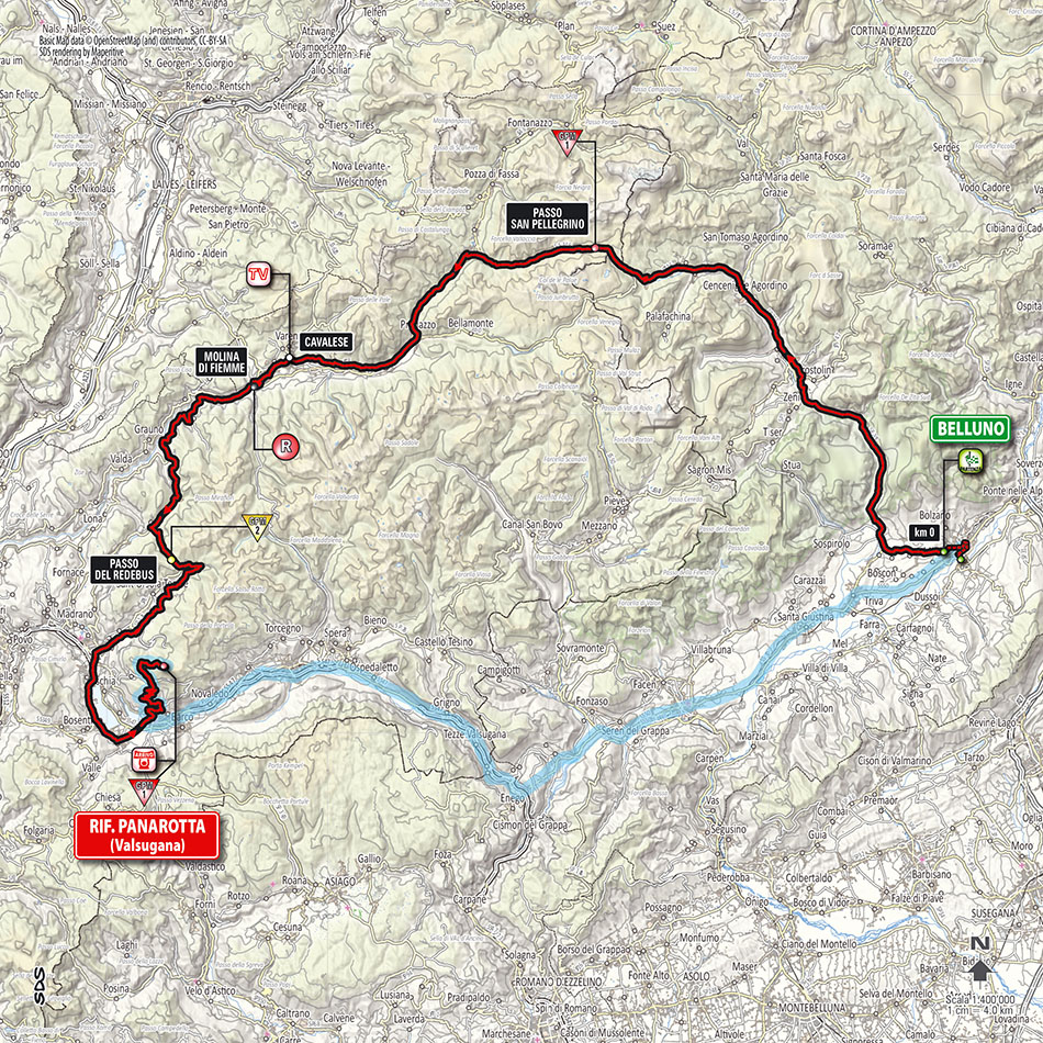 Giro-d-Italia-Stage-18-map