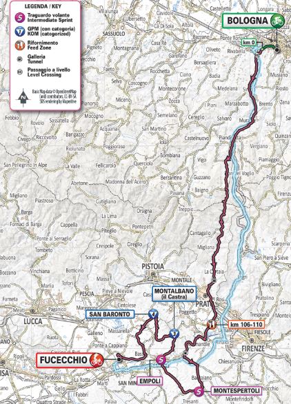 Giro2019 st2 map