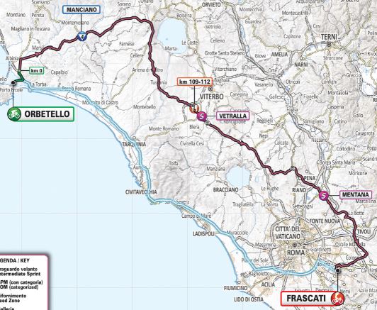Giro2019 st4 map