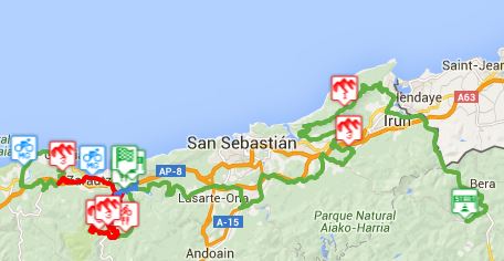 Pais Vasco stage4 map