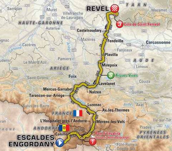 TDF2016 stage10 map
