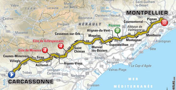 TDF2016 stage11 map