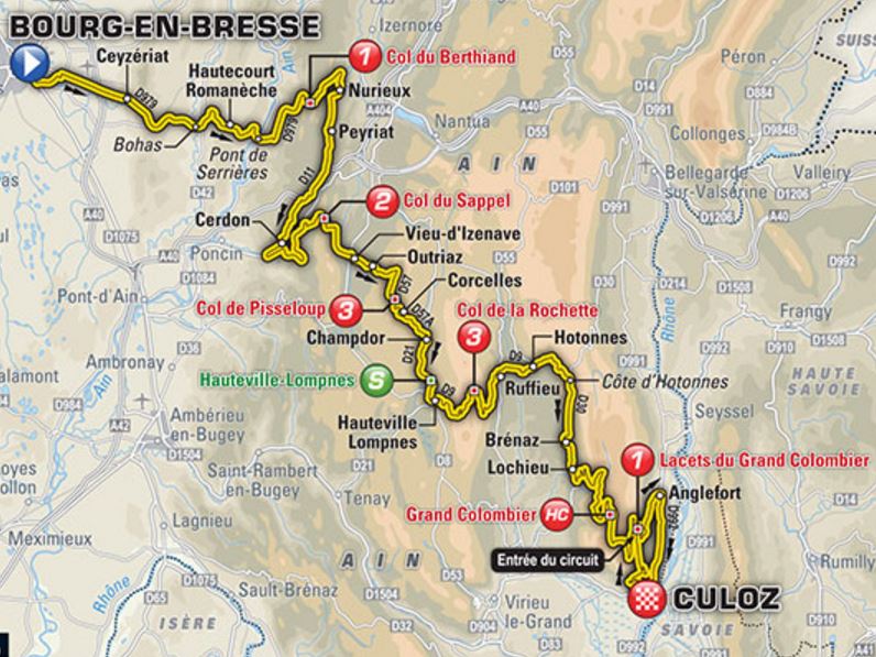 TDF2016 stage15 map