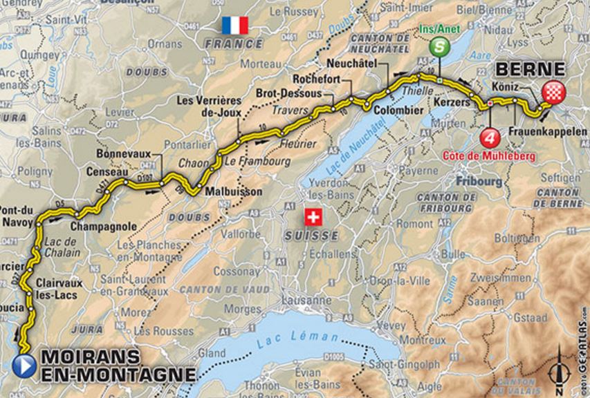 TDF2016 stage16 map