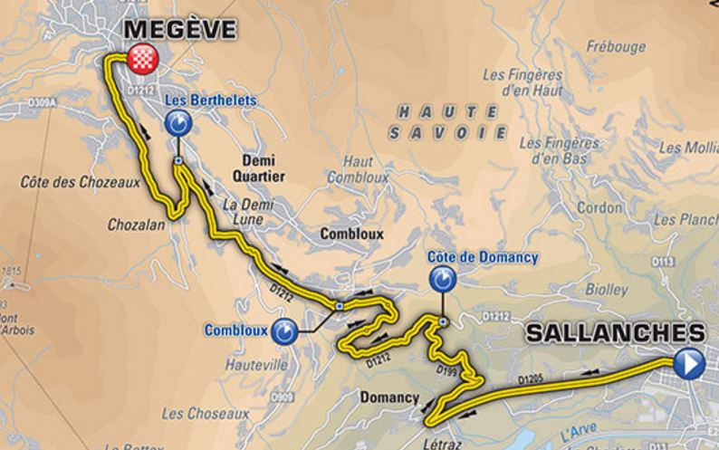 TDF2016 stage18 map