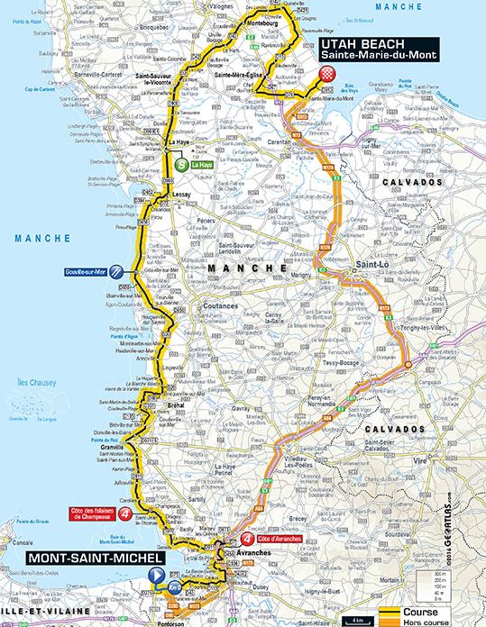 TDF2016 stage1 map