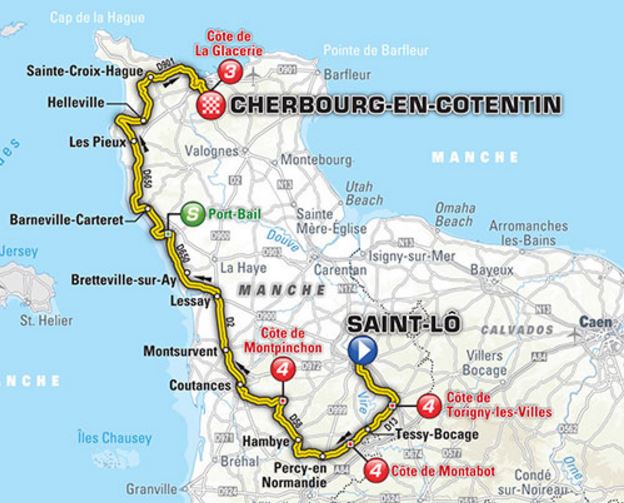 TDF2016 stage2 map