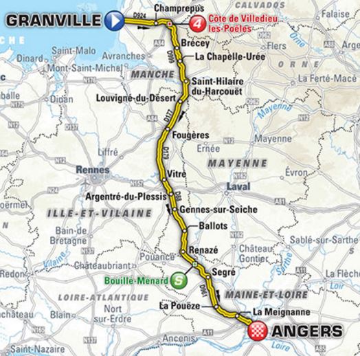 TDF2016 stage3 map