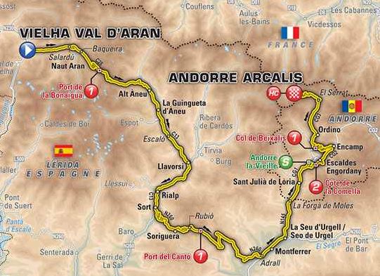 TDF2016 stage9 map