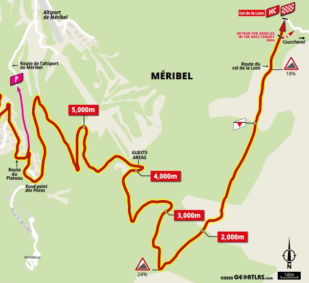 TDF20 st18 finish map