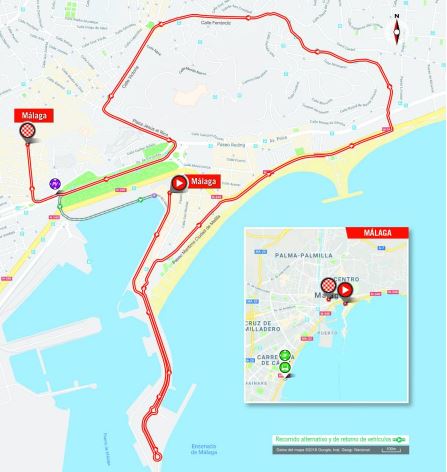 Vuelta 2018 st1 map