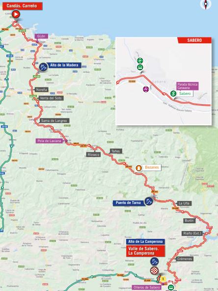 Vuelta 2018 st13 map