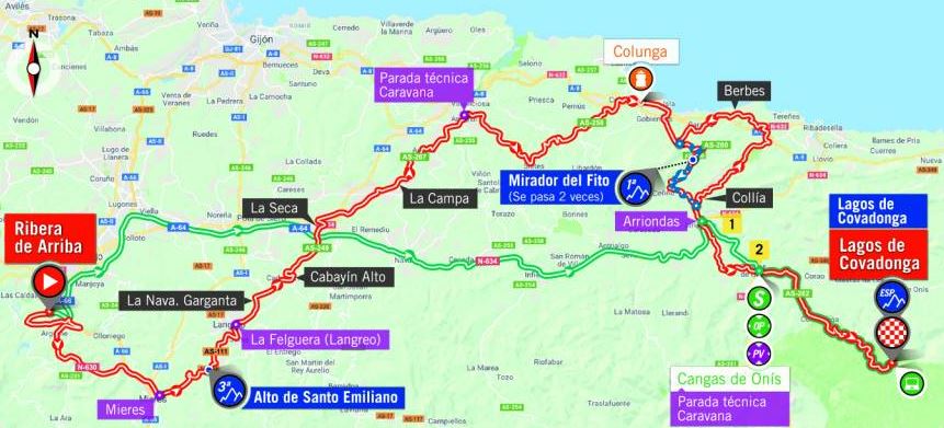 Vuelta 2018 st15 map