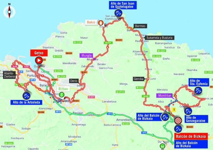 Vuelta 2018 st17 map