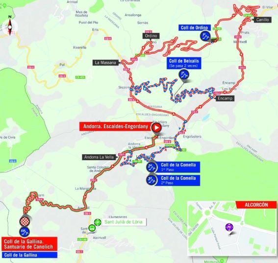 Vuelta 2018 st20 map