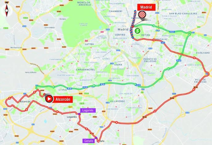 Vuelta 2018 st21 map