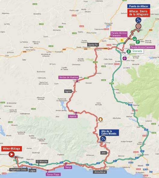 Vuelta 2018 st4 map2