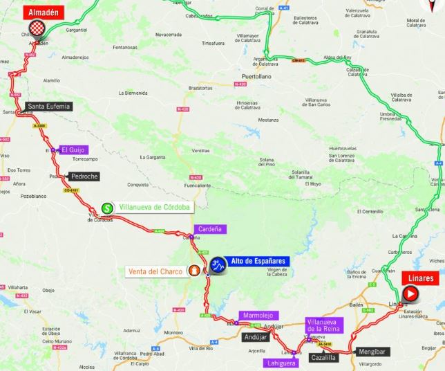 Vuelta 2018 st8 map