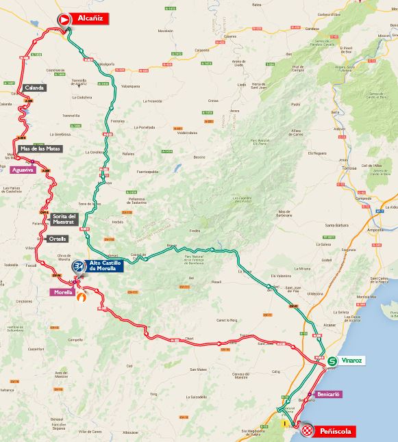 Vuelta16 st16 map