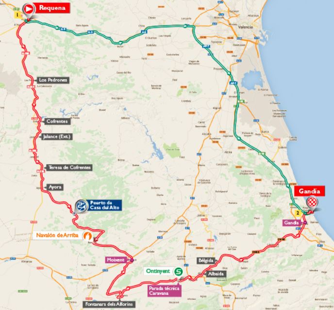 Vuelta16 st18 map