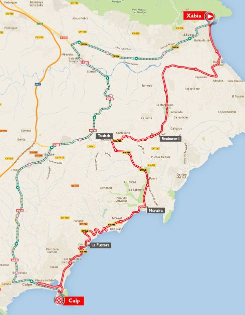 Vuelta16 st19 map