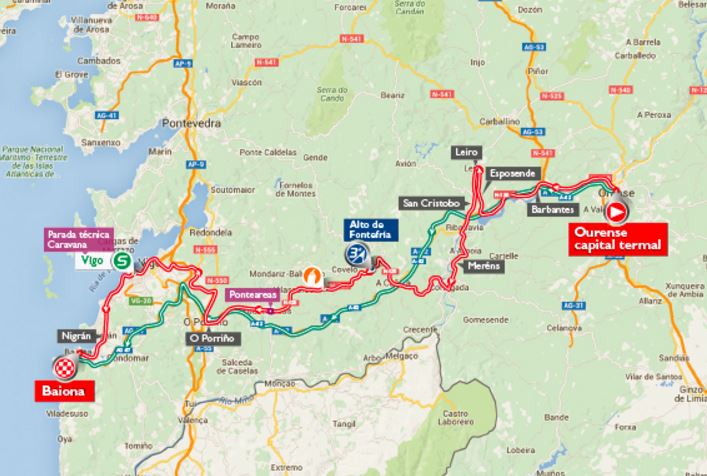 Vuelta16 st2 map