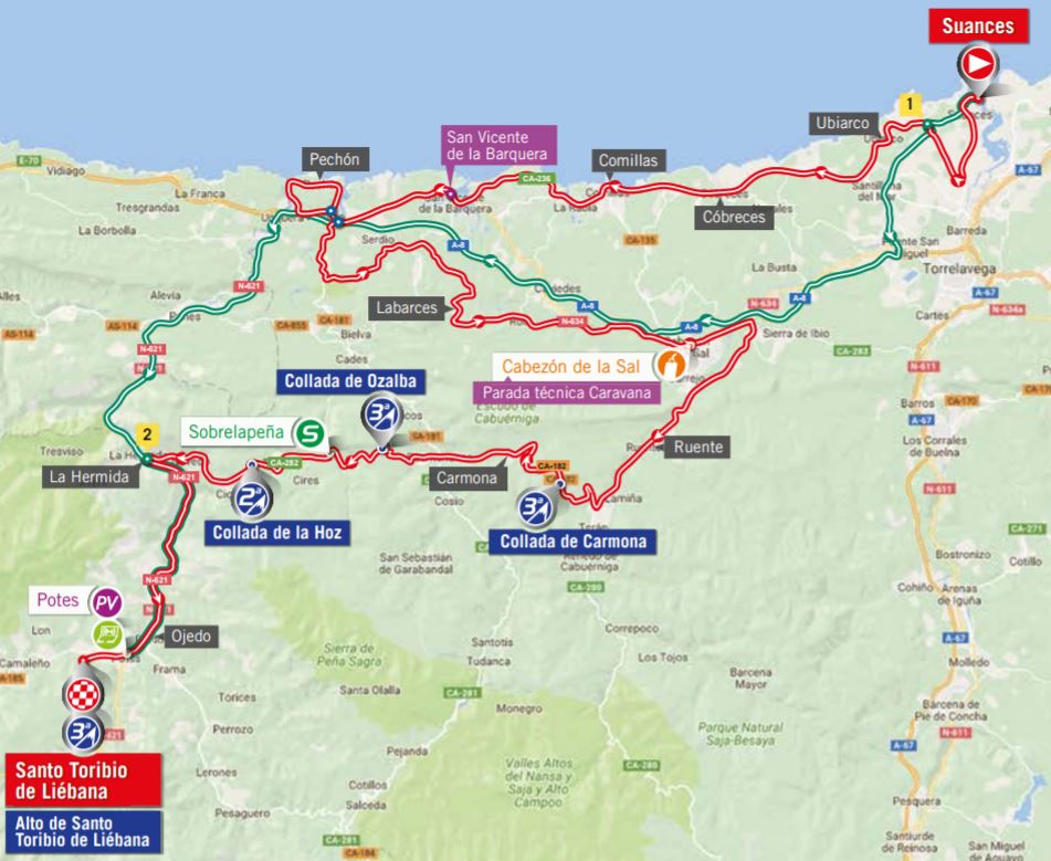 Vuelta17 st18 map