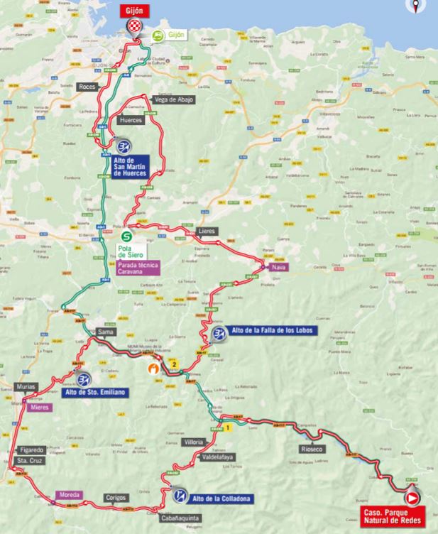 Vuelta17 st19 map