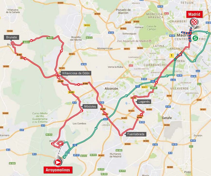 Vuelta17 stage 21 map