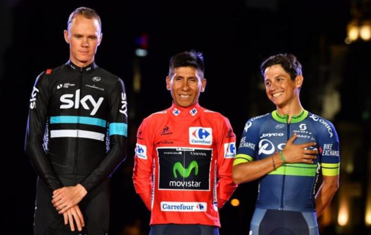 Vuelta 2016 podium
