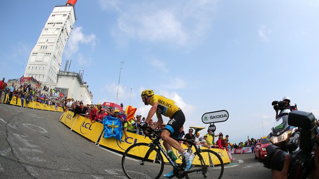 Froome wins on Ventoux