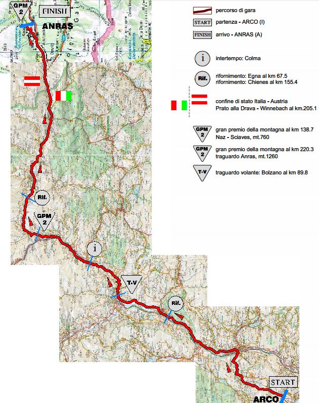 trentino 2016 stage2 map