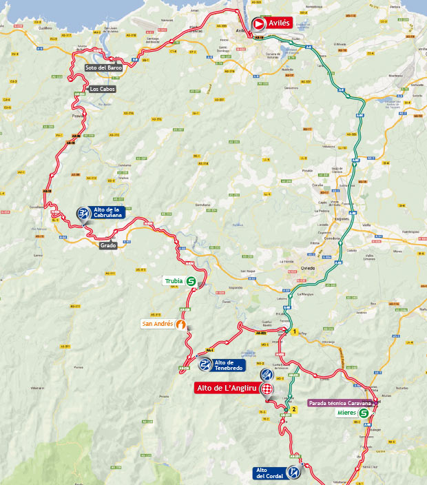 vuelta stage 20 map