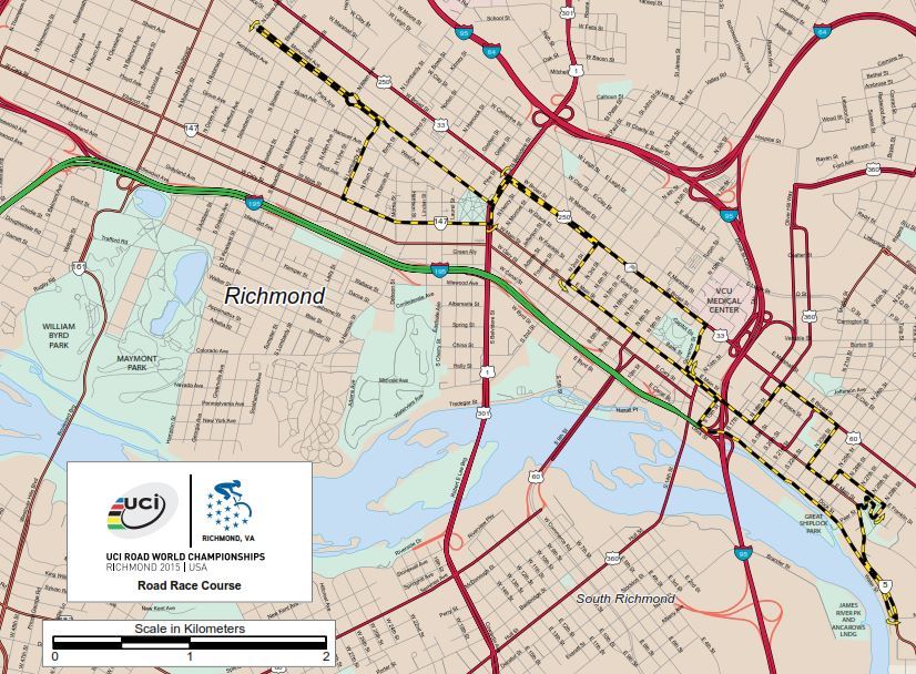 2015 WC roadrace map