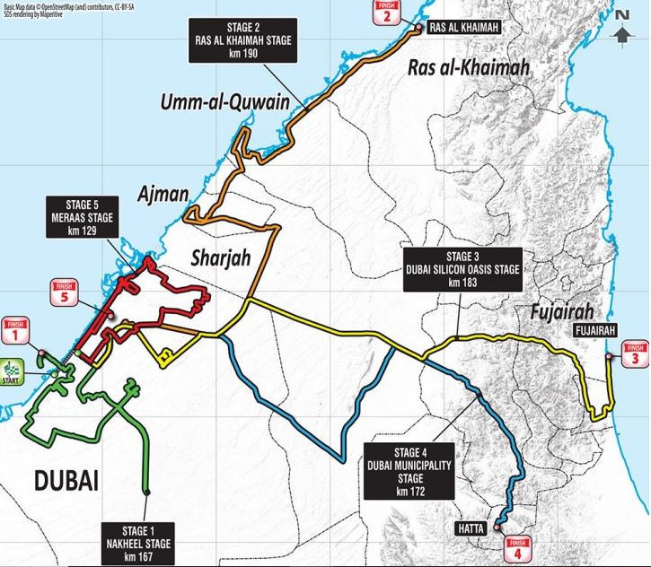 Dubai 2018 Map