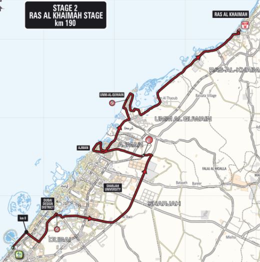 Dubai 2018 st2 map