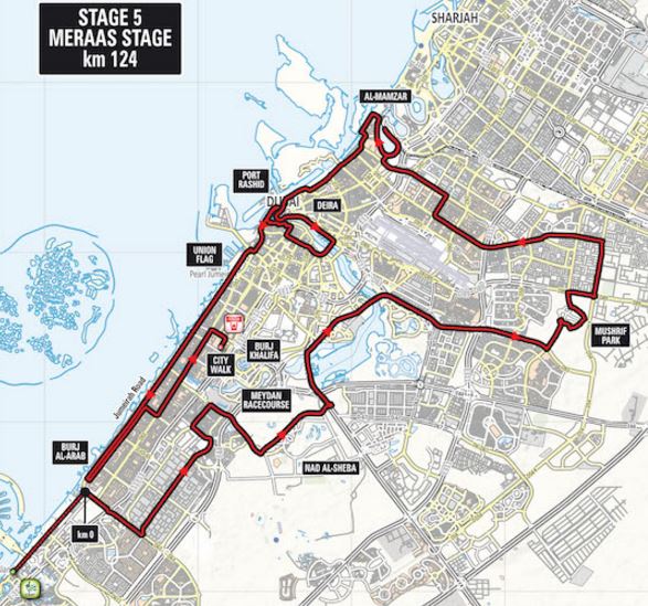 Dubai st5 map 2017