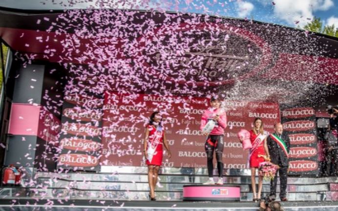 Giro podium milan