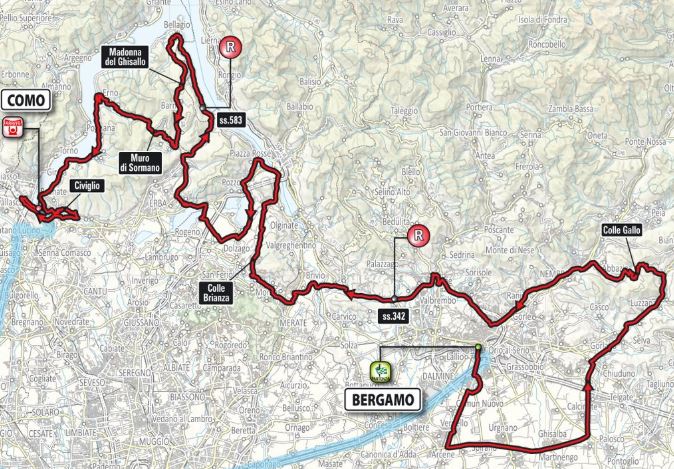 Lombardia 2018 Map