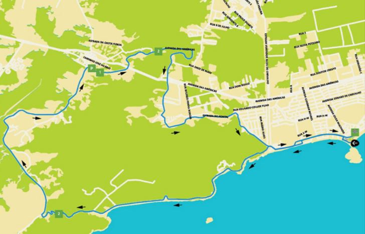 Olympic TT map