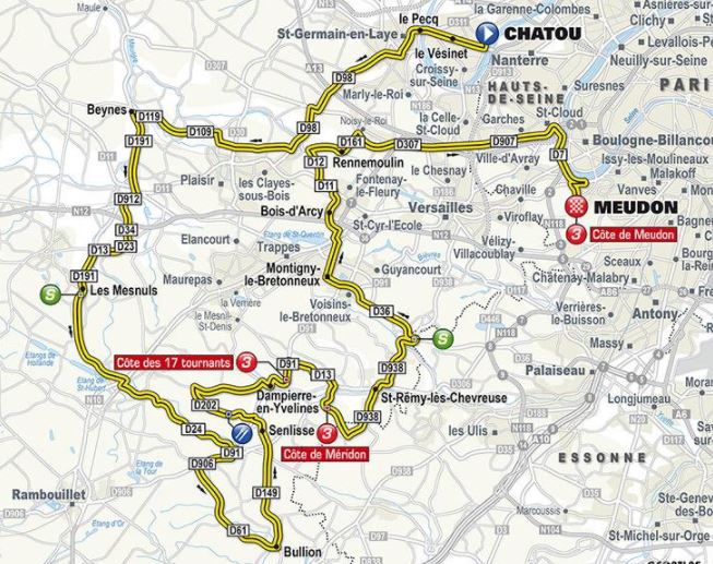 Paris Nice 2018 St1 Map