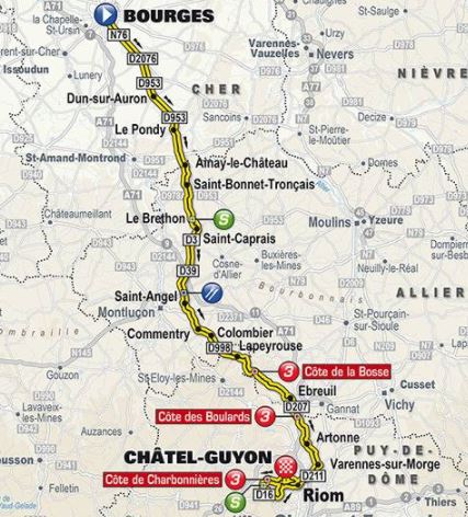 Paris Nice 2018 St3 Map