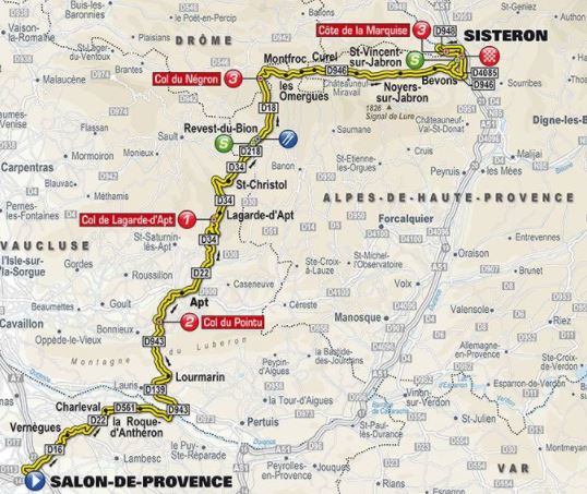 Paris Nice 2018 St5 Map