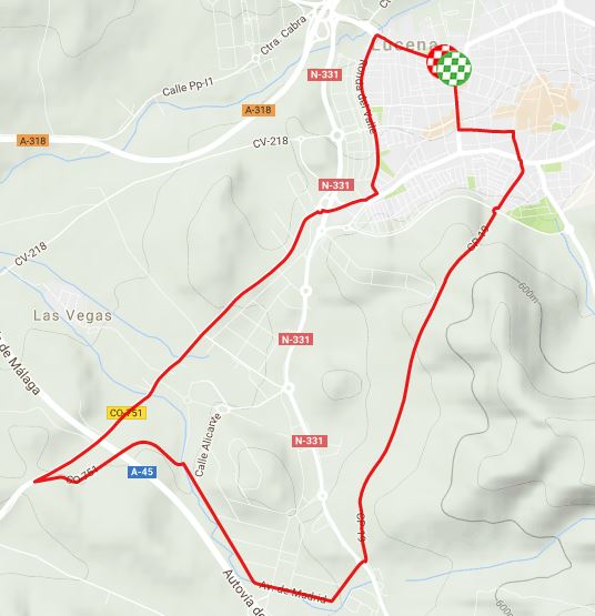 Ruta del sol 2017 st3 map